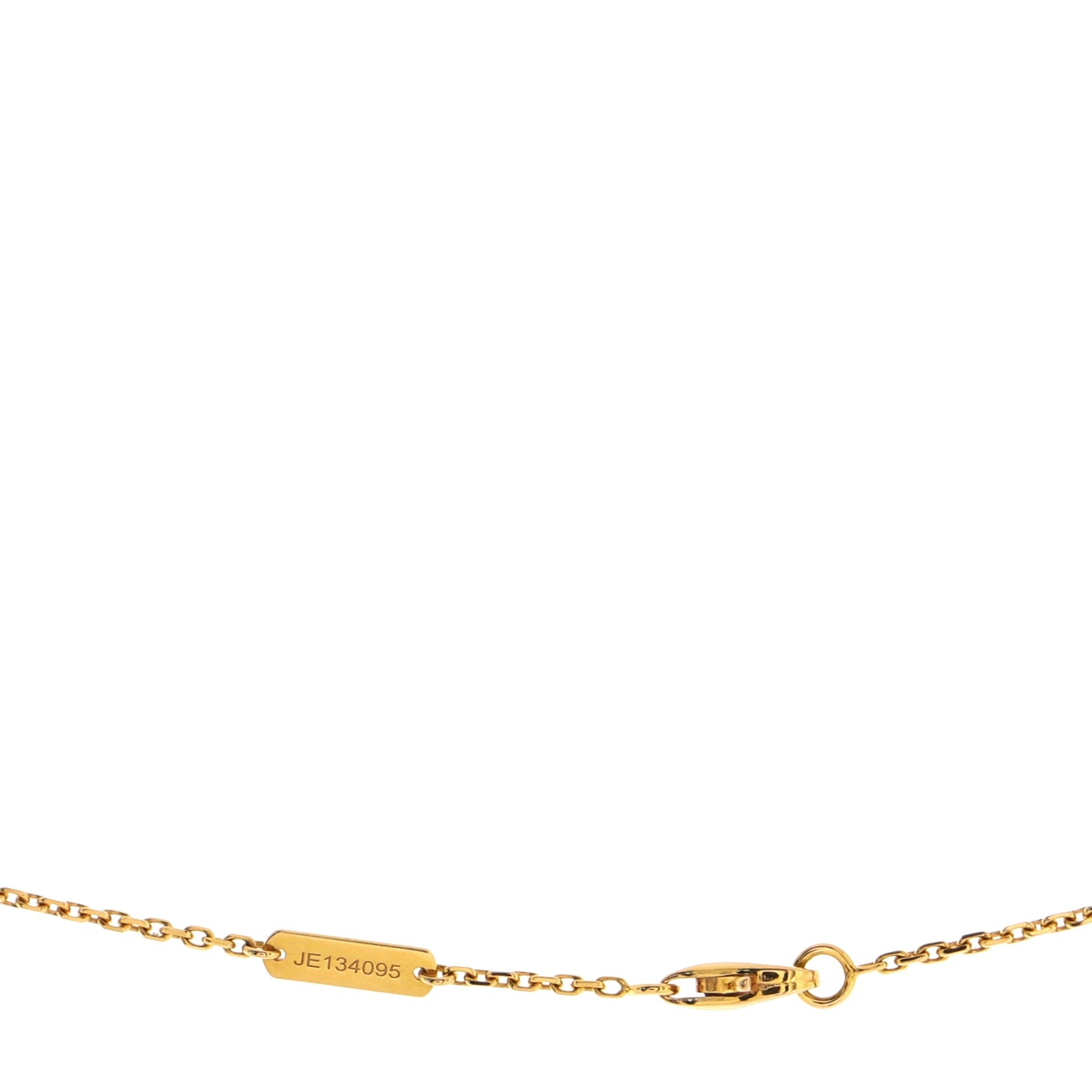 Vintage Alhambra Pendant Necklace 18K Rose Gold