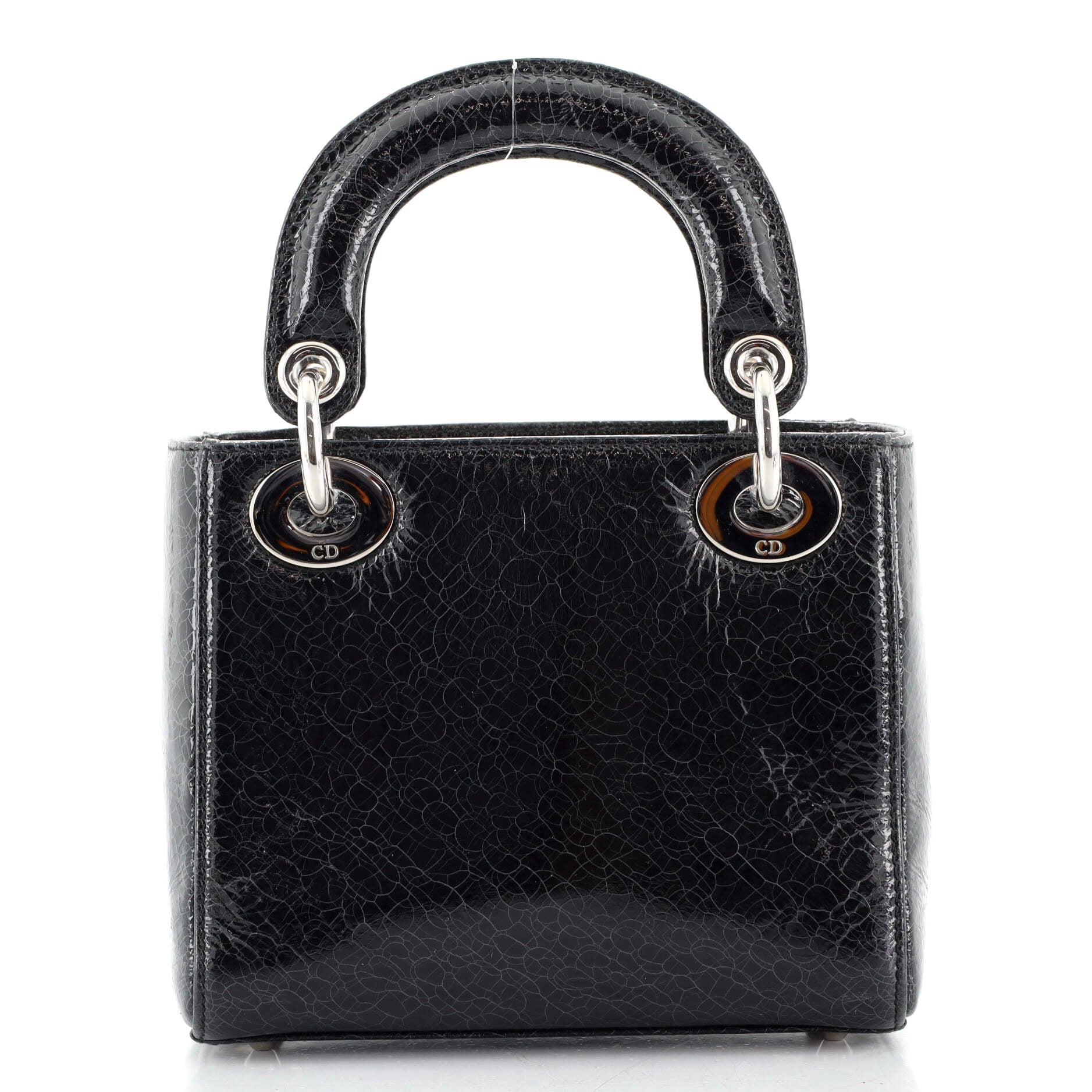 Lady Dior Bag Limited Edition Embellished Crackled Deerskin Mini