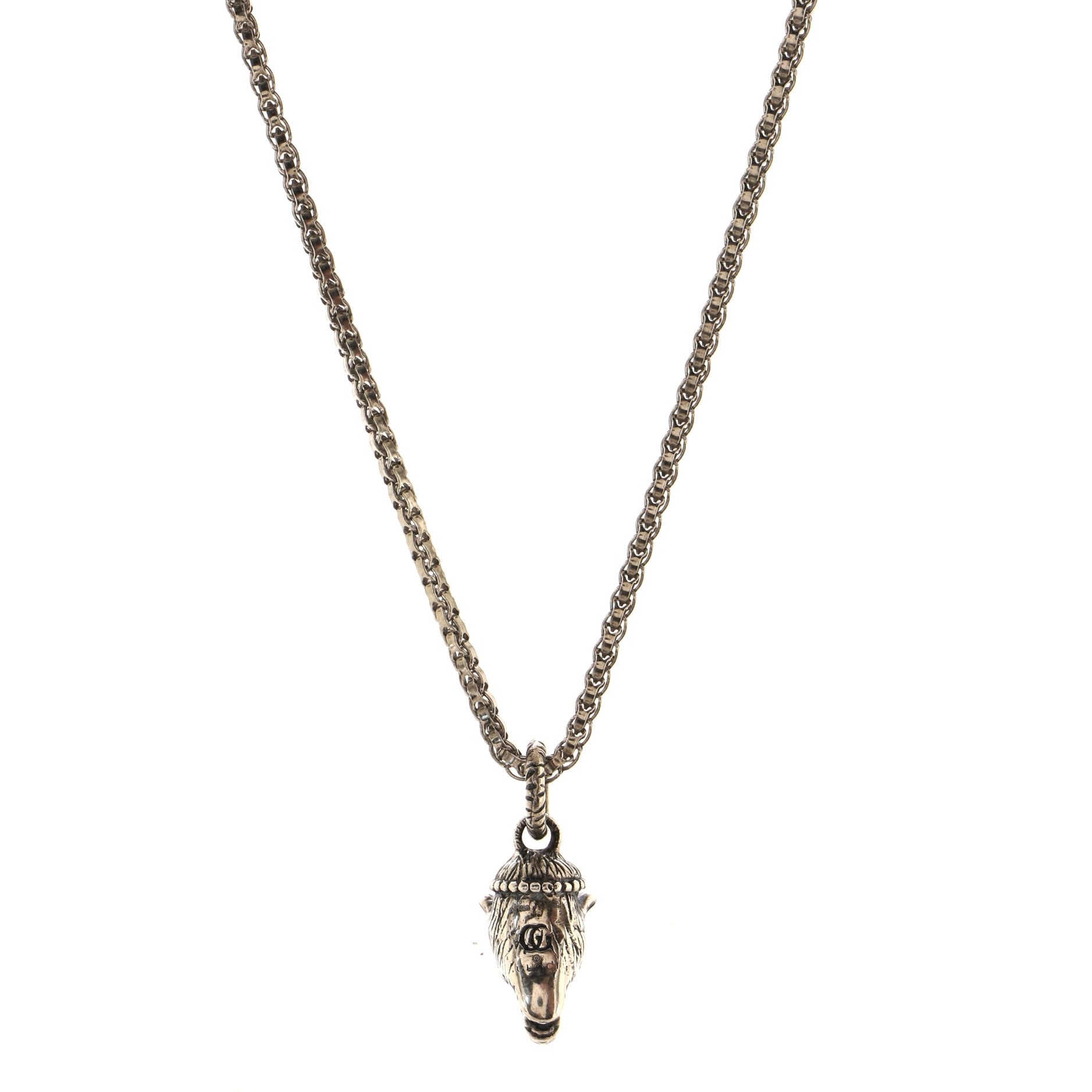 Anger Forest Animal Pendant Necklace Sterling Silver