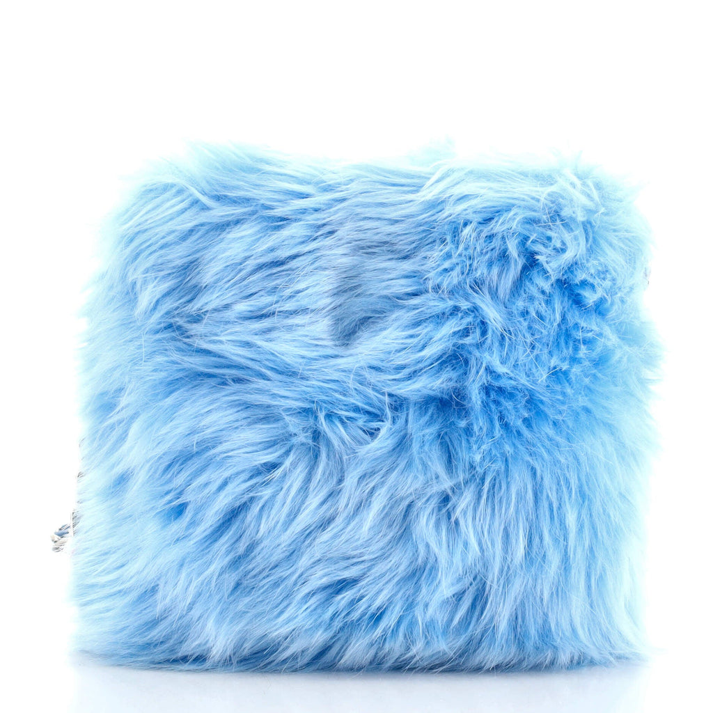 Chain Crossbody Bag Faux Fur Mini