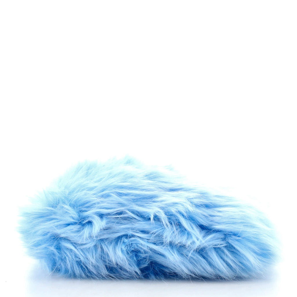 Chain Crossbody Bag Faux Fur Mini