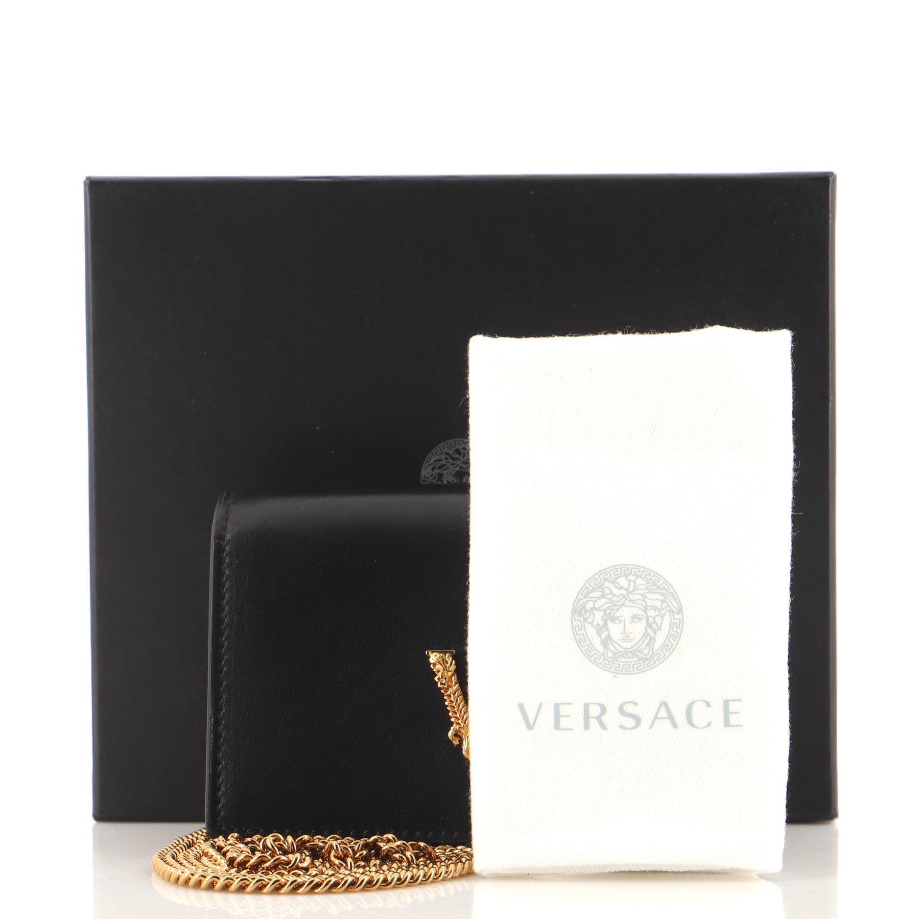 Virtus Chain Wallet Leather Mini