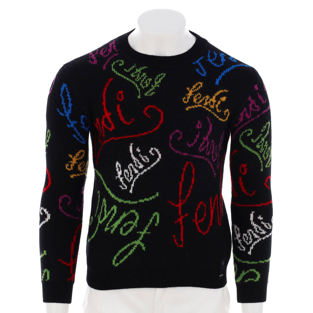 Men's x Noel Fielding Logo Intarsia Sweater Wool