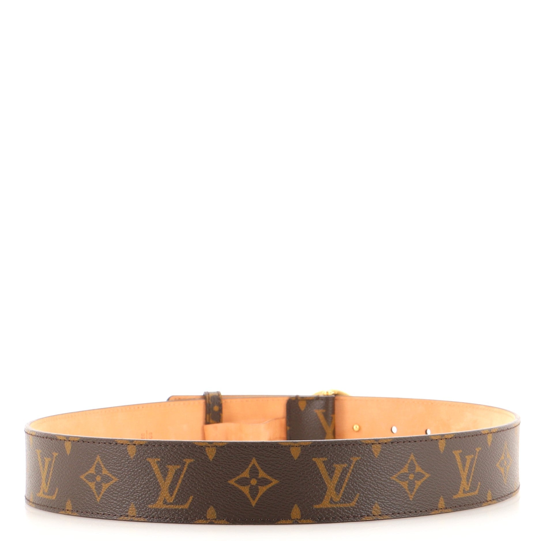 Trunks and Bags Belt Monogram Canvas Wide 80