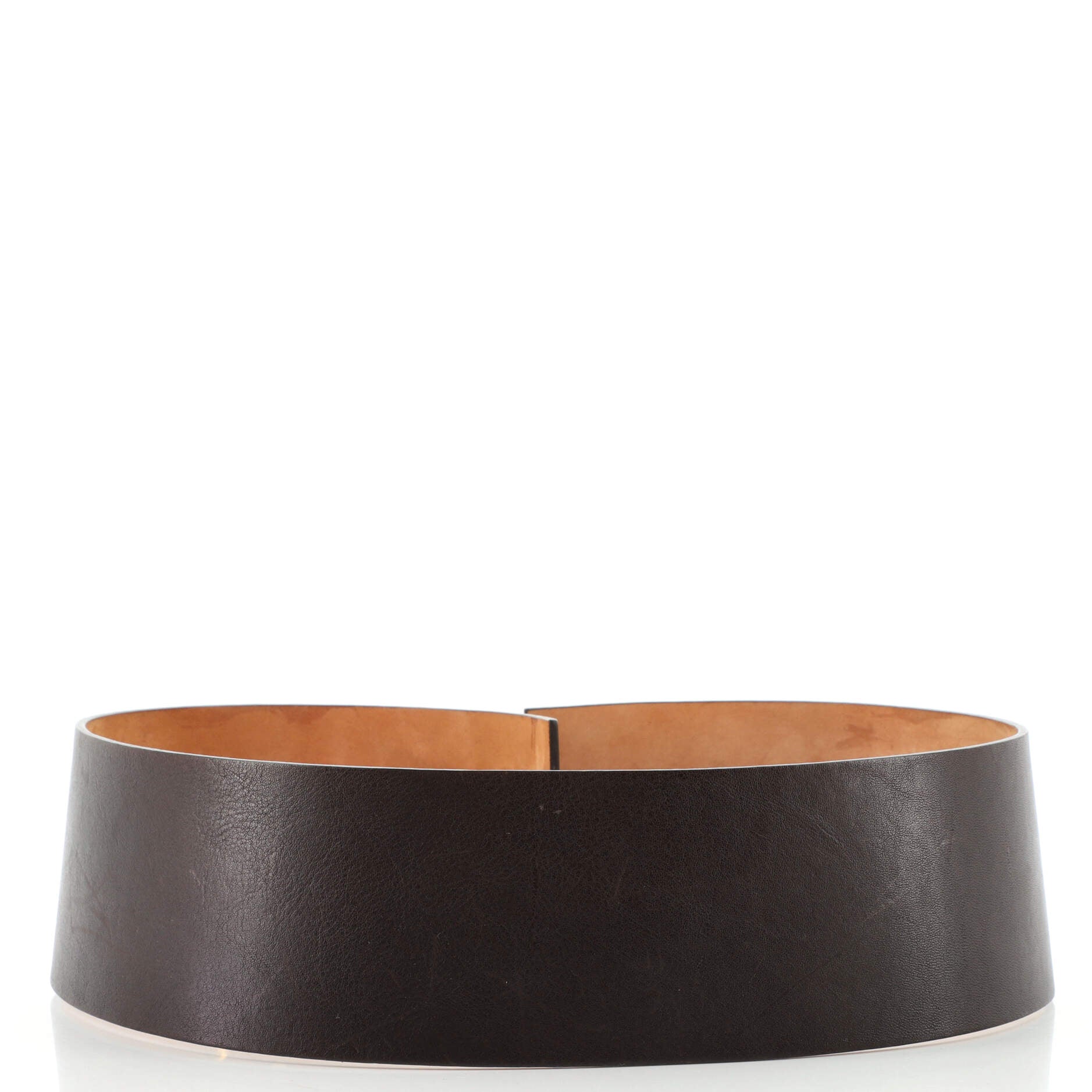 Buckle Belt Leather Wide 80
