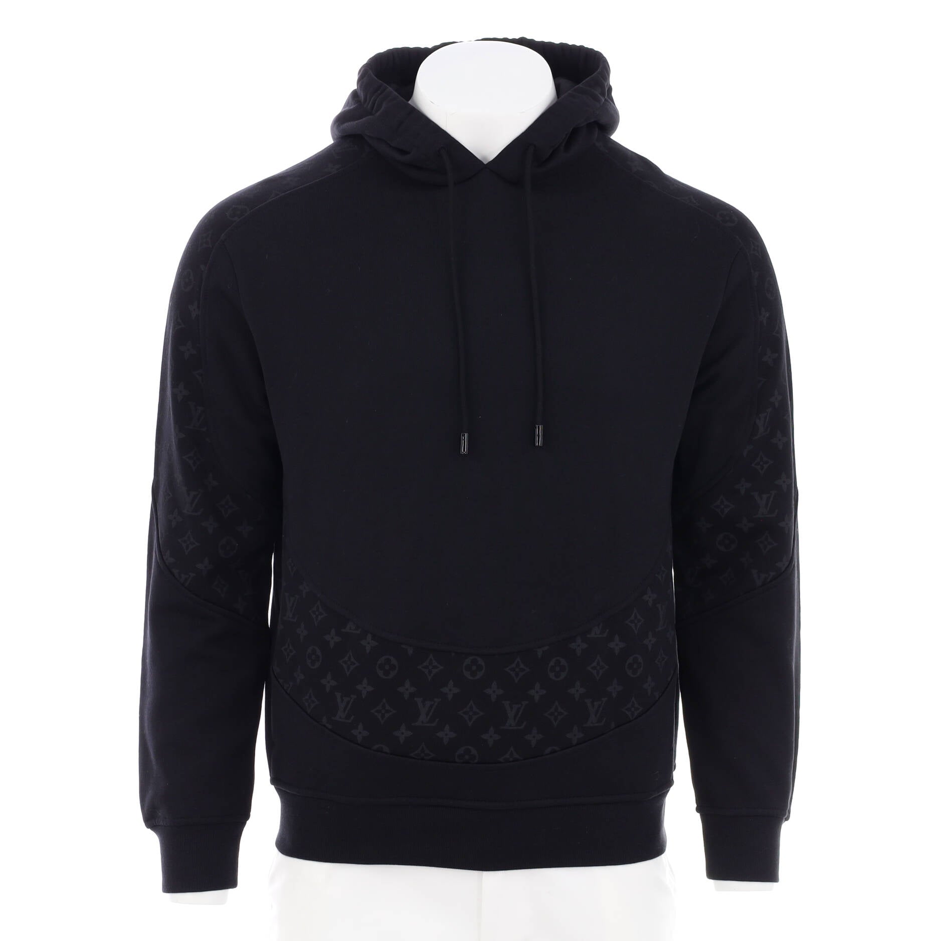 Men's Circle Cut Hoodie Monogram Cotton