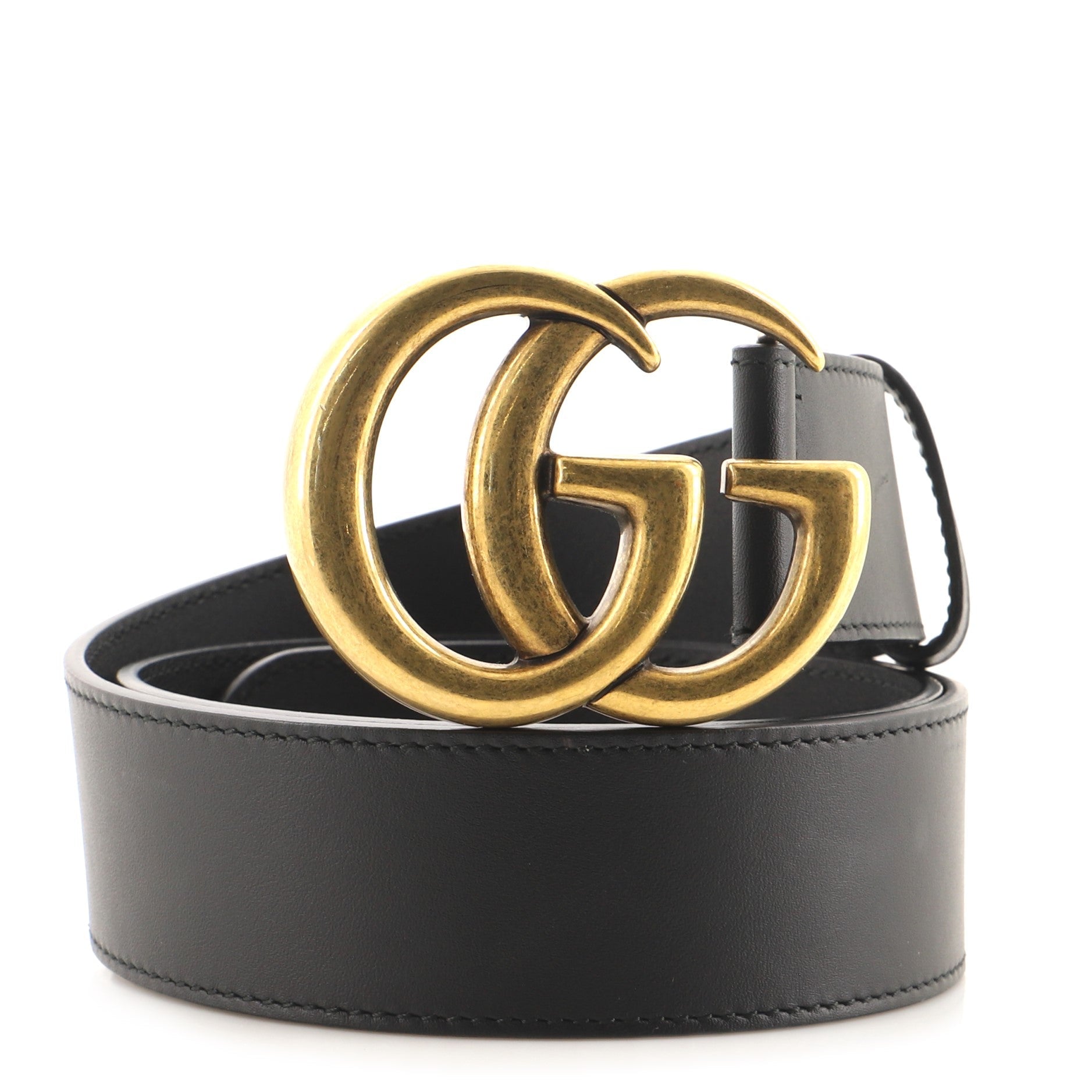 GG Marmont Belt Leather Wide 80