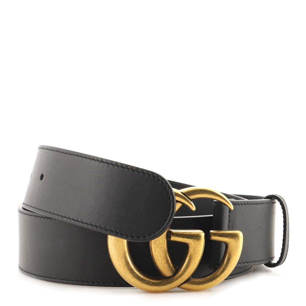 GG Marmont Belt Leather Wide 80