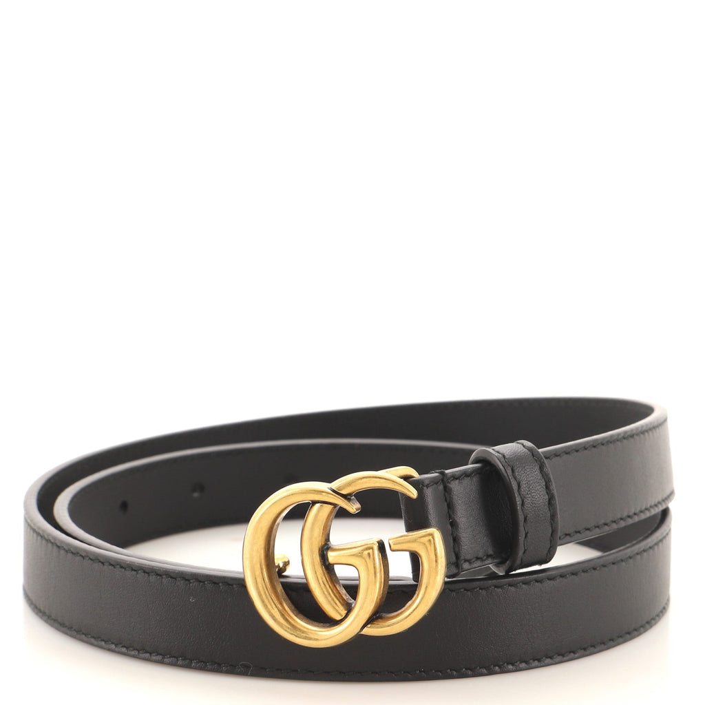 GG Marmont Belt Leather Thin 75