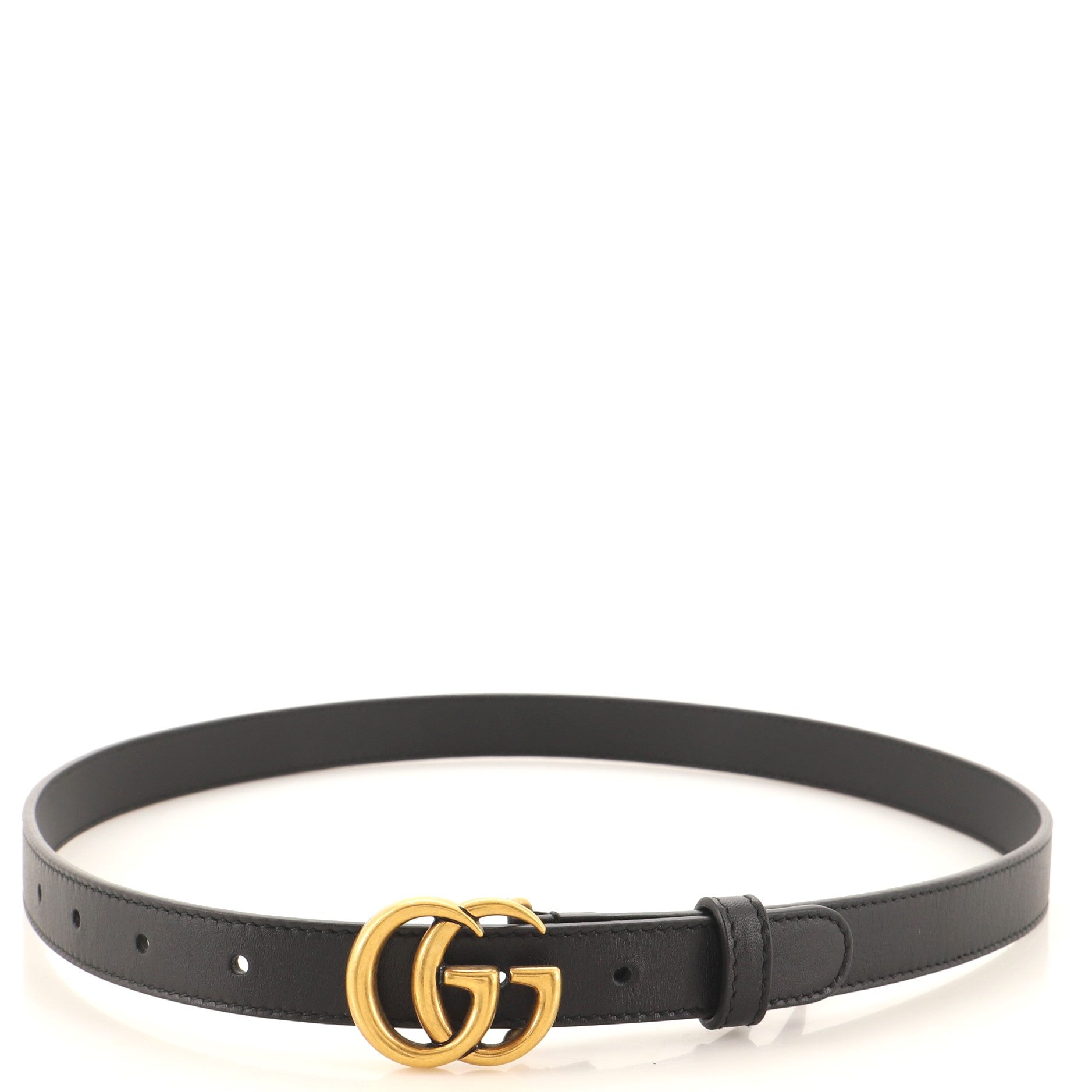 GG Marmont Belt Leather Thin 75