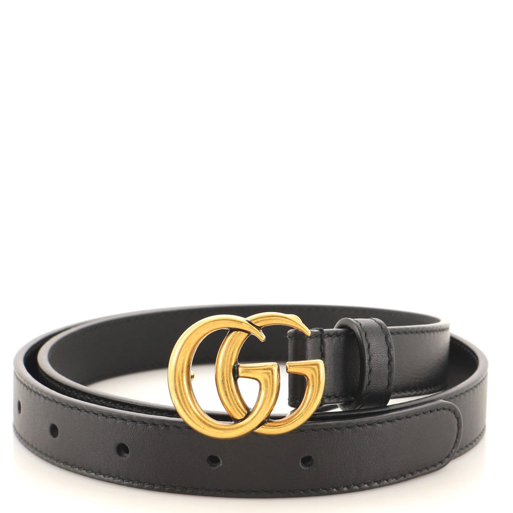 GG Marmont Belt Leather Thin 75