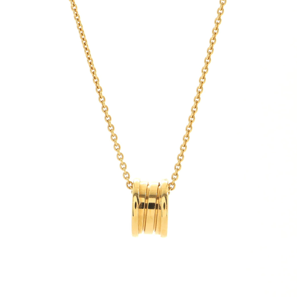 B.Zero1 Pendant Necklace 18K Yellow Gold Small