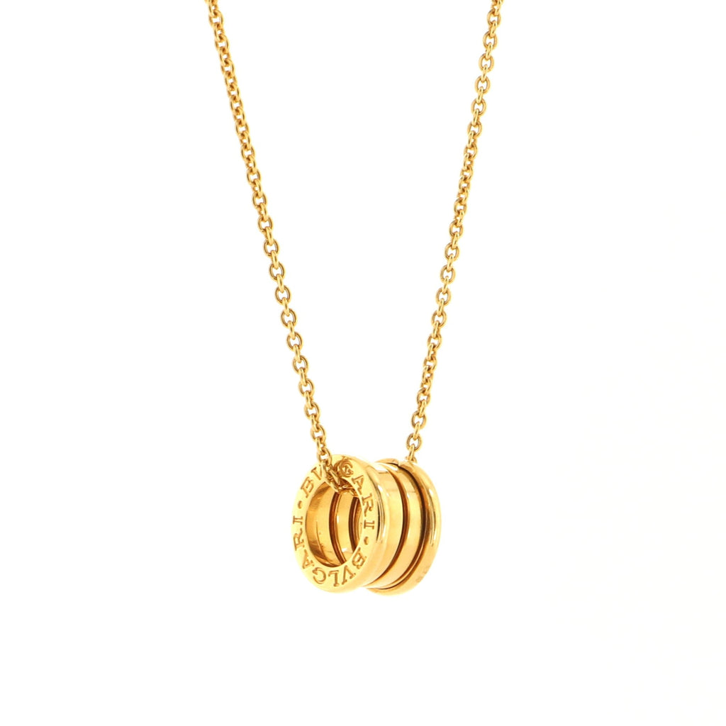 B.Zero1 Pendant Necklace 18K Yellow Gold Small
