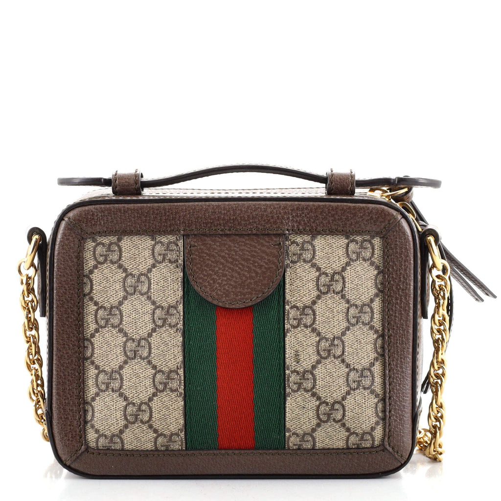Ophidia Zip Around Camera Bag GG Coated Canvas Mini