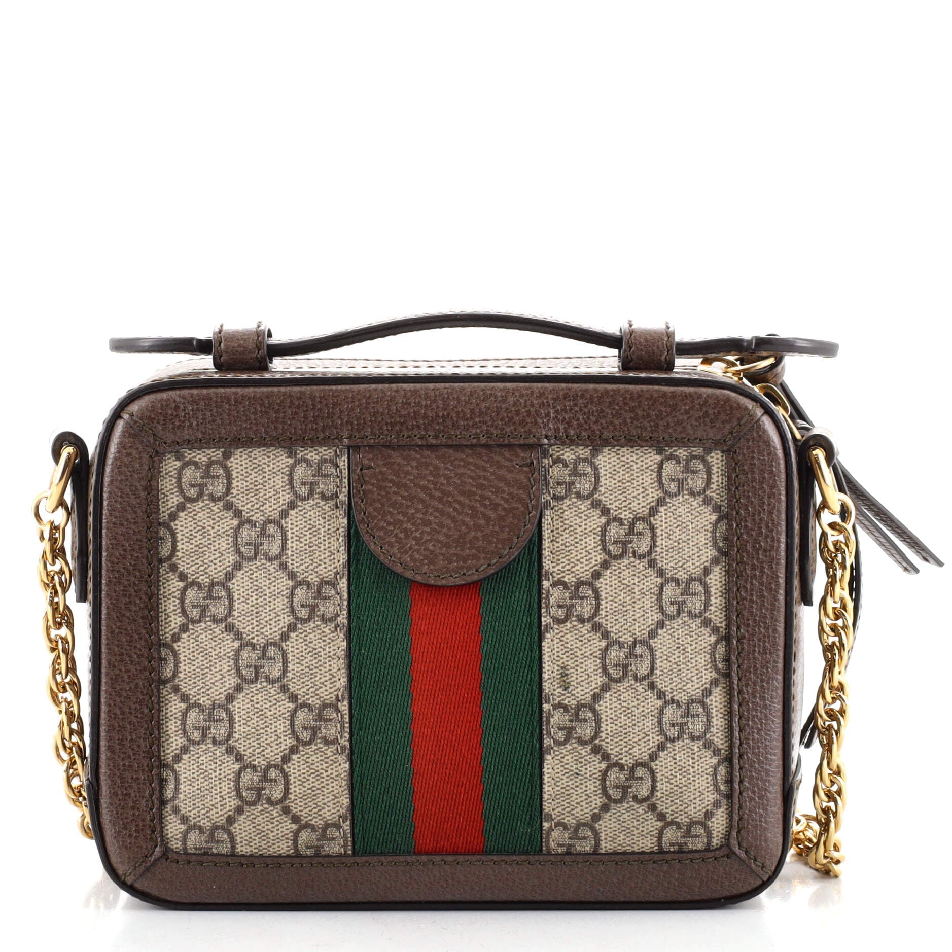 Ophidia Zip Around Camera Bag GG Coated Canvas Mini