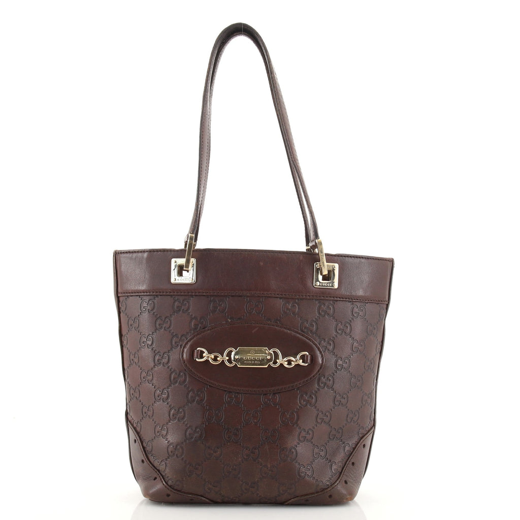 Punch Tote Guccissima Leather Mini