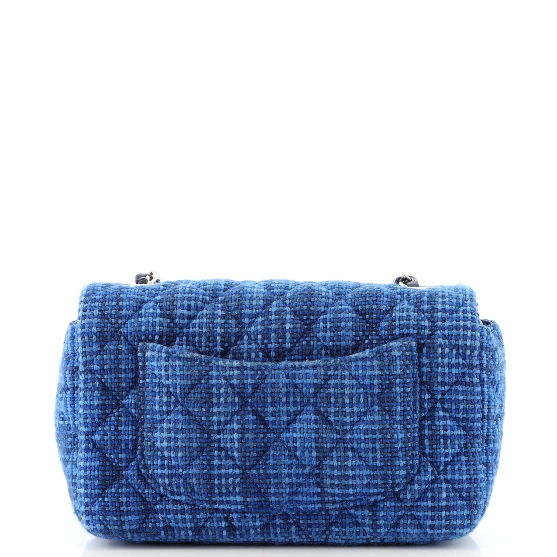 Classic Single Flap Bag Quilted Tweed Mini