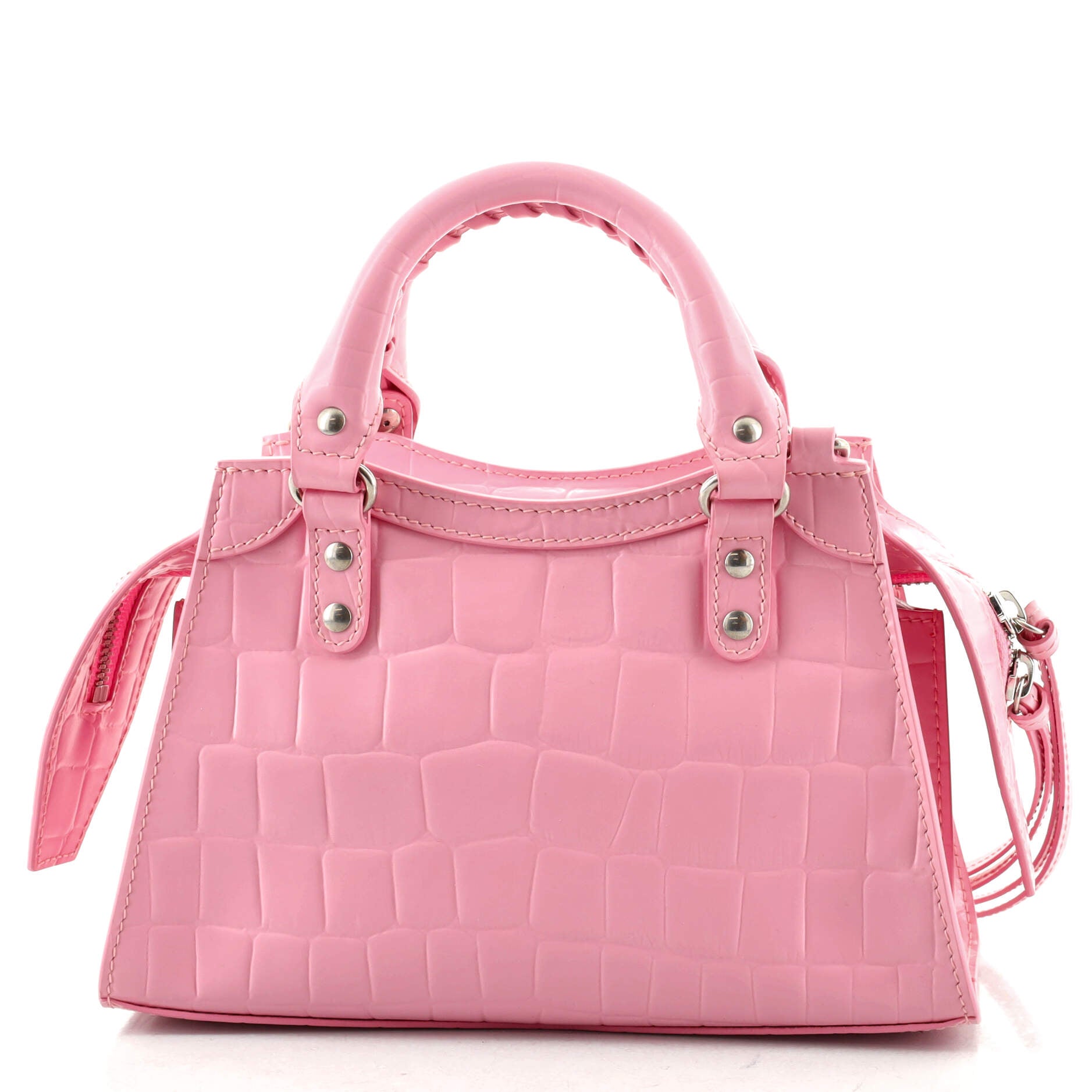 Neo Classic City Bag Crocodile Embossed Leather Mini