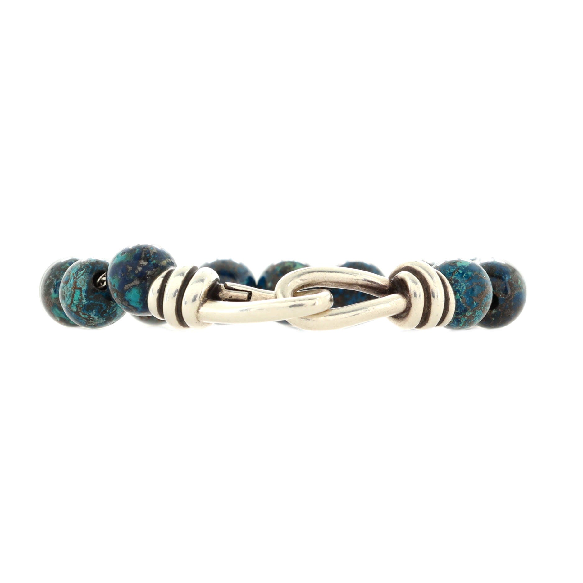 Paloma Picasso Knot Bead Bracelet Chrysocolla with Sterling Silver