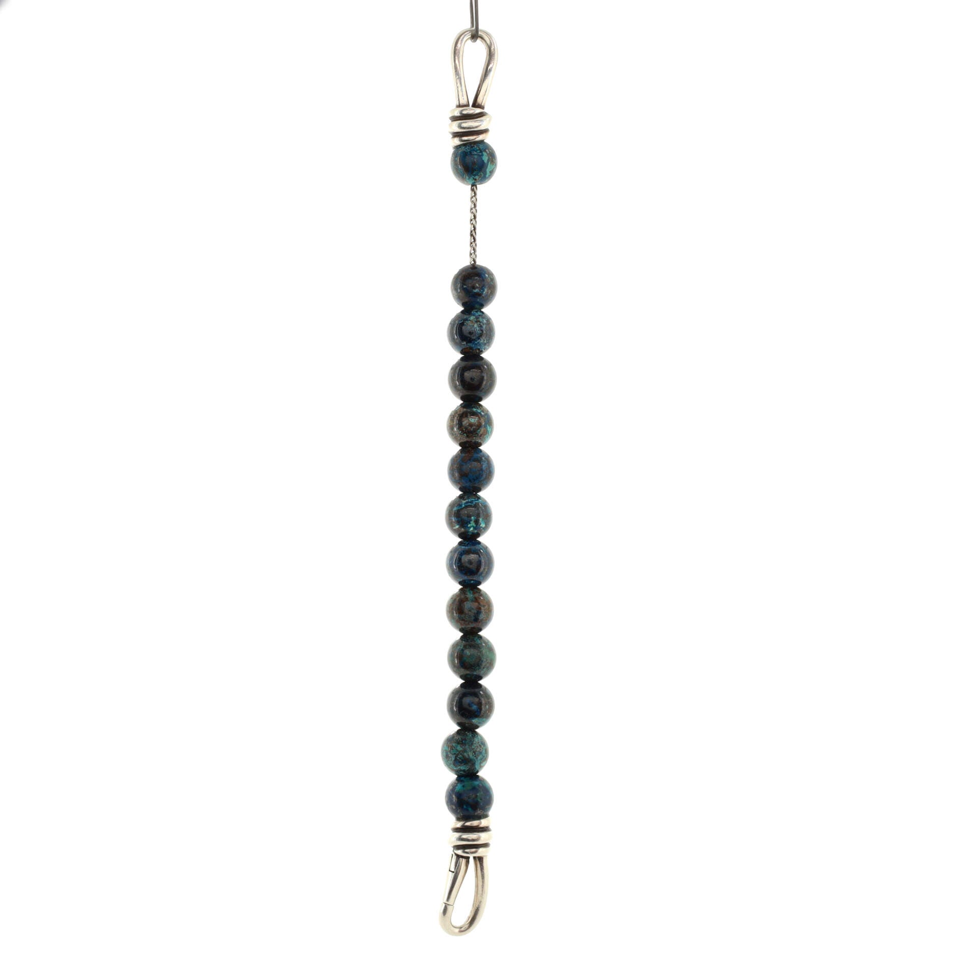 Paloma Picasso Knot Bead Bracelet Chrysocolla with Sterling Silver
