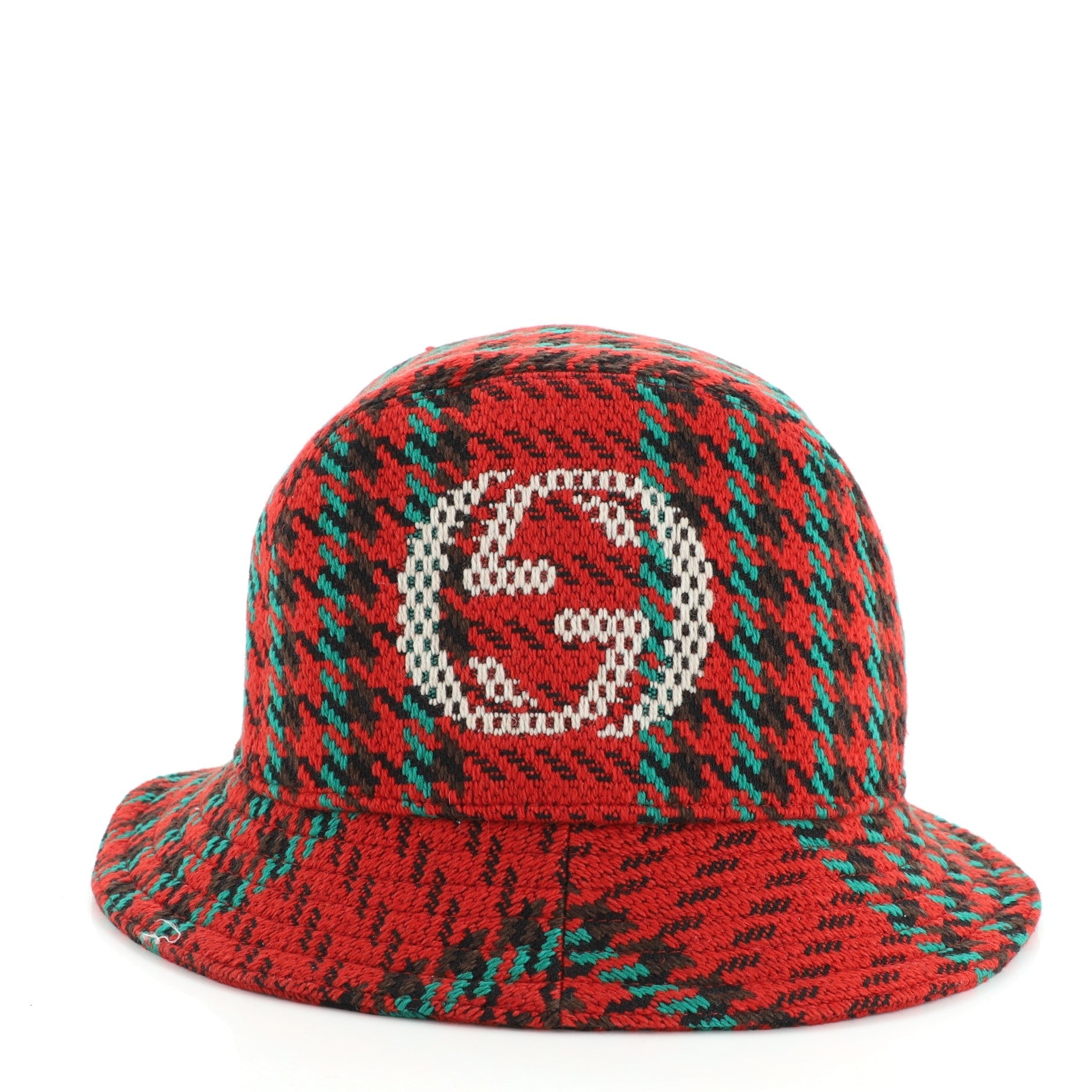 Interlocking G Bucket Hat Wool Blend Large