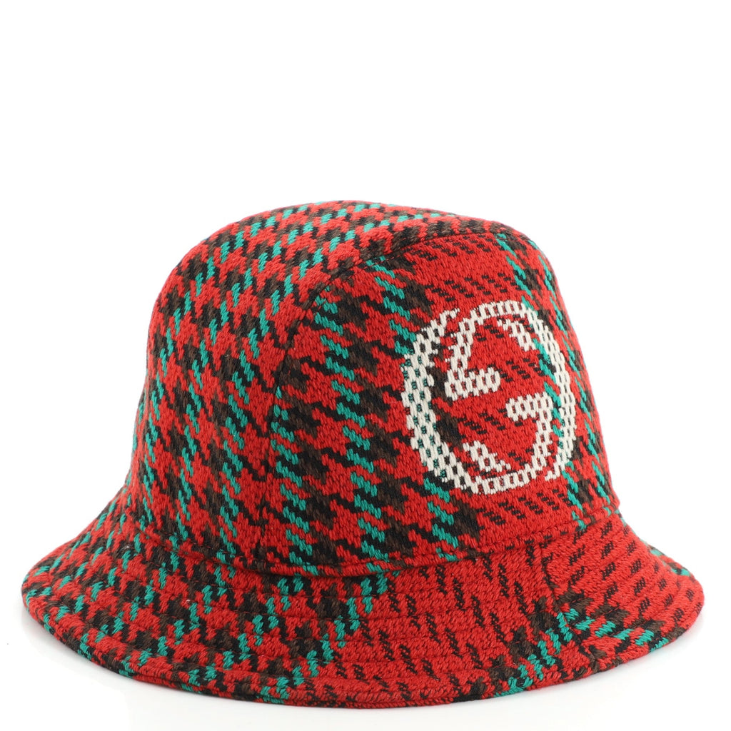 Interlocking G Bucket Hat Wool Blend Large