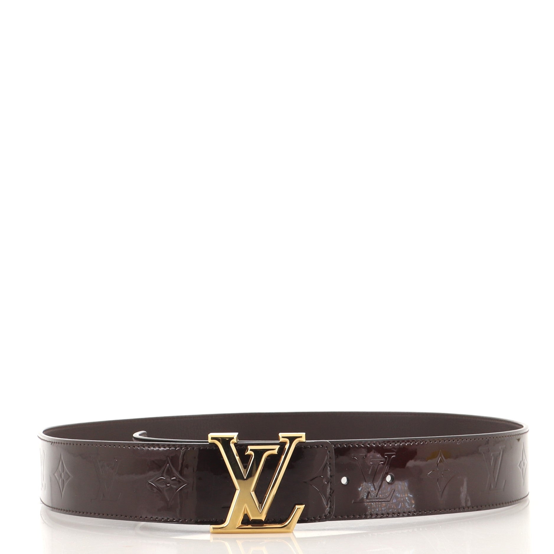 LV Facettes Belt Monogram Vernis Wide 95