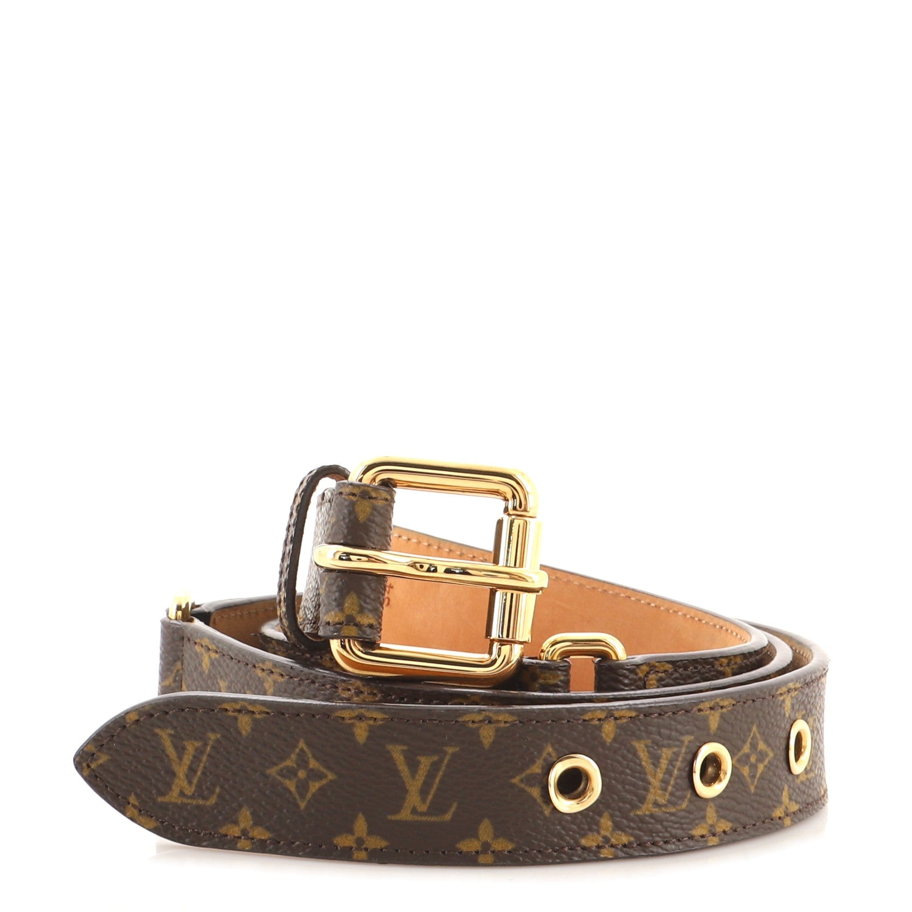 Ceinture Trio Belt Monogram Canvas Thin 85