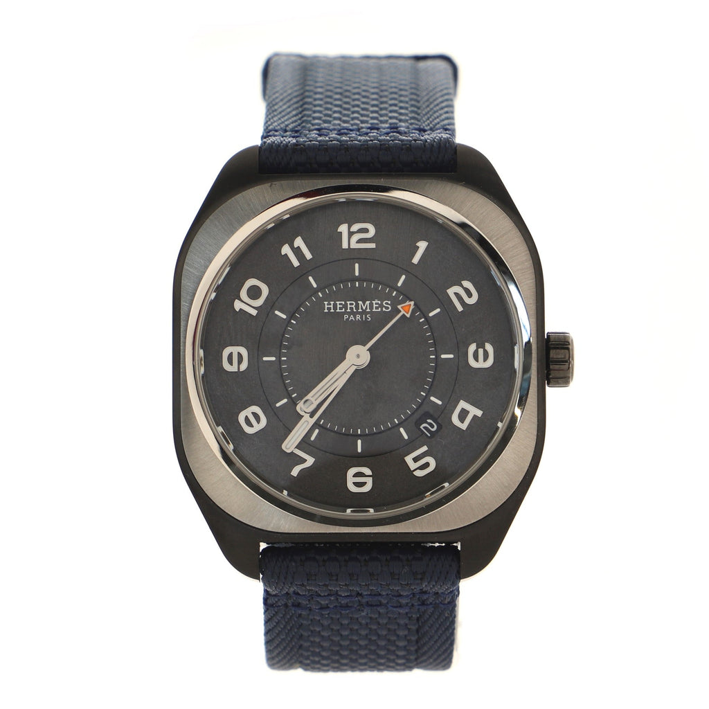 H08 Automatic Watch DLC Titanium and Nylon 39