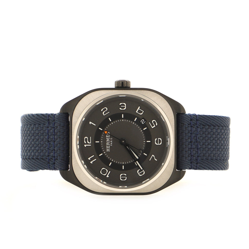 H08 Automatic Watch DLC Titanium and Nylon 39