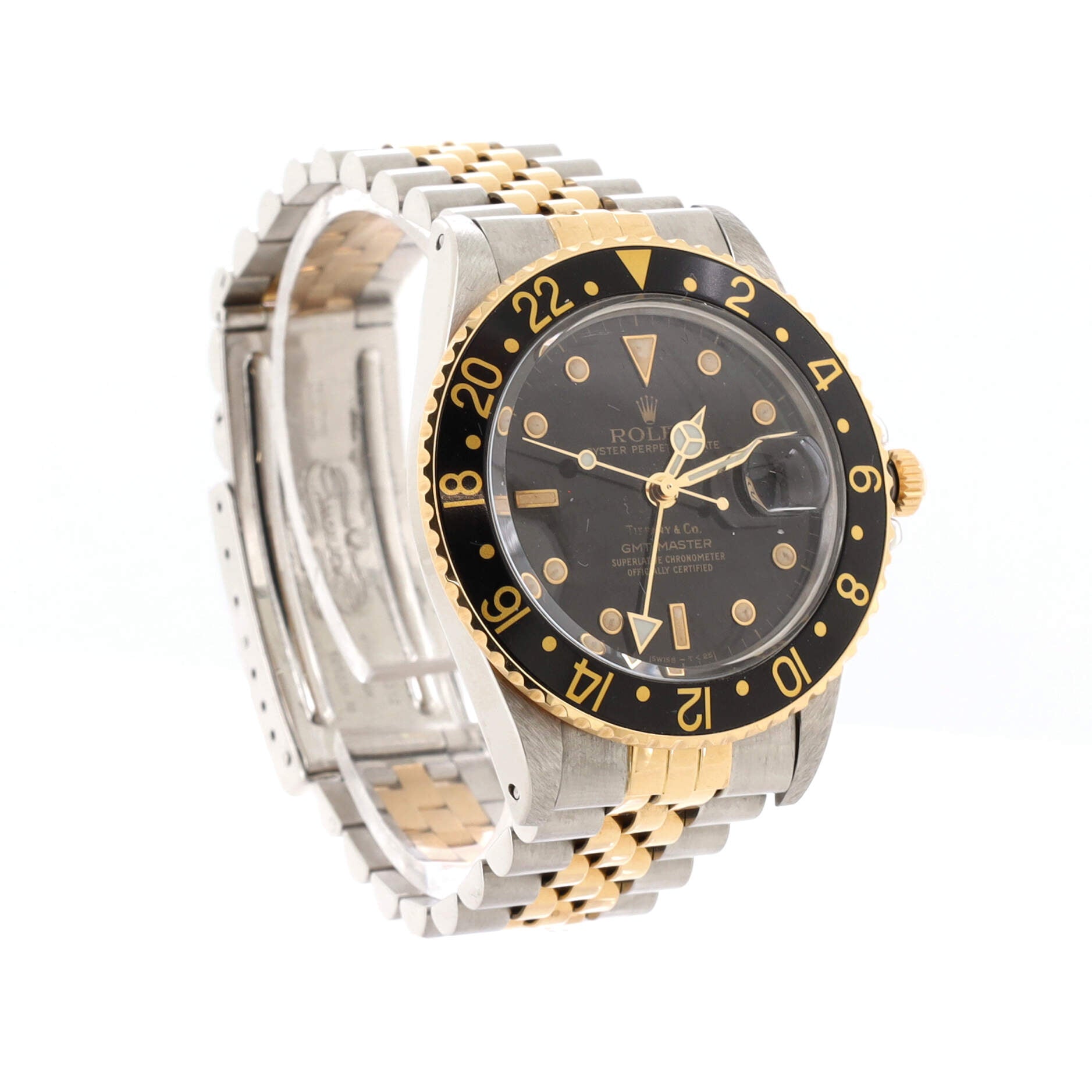 GMT-Master Tiffany Dial Automatic Watch Stainless Steel and Yellow Gold 40