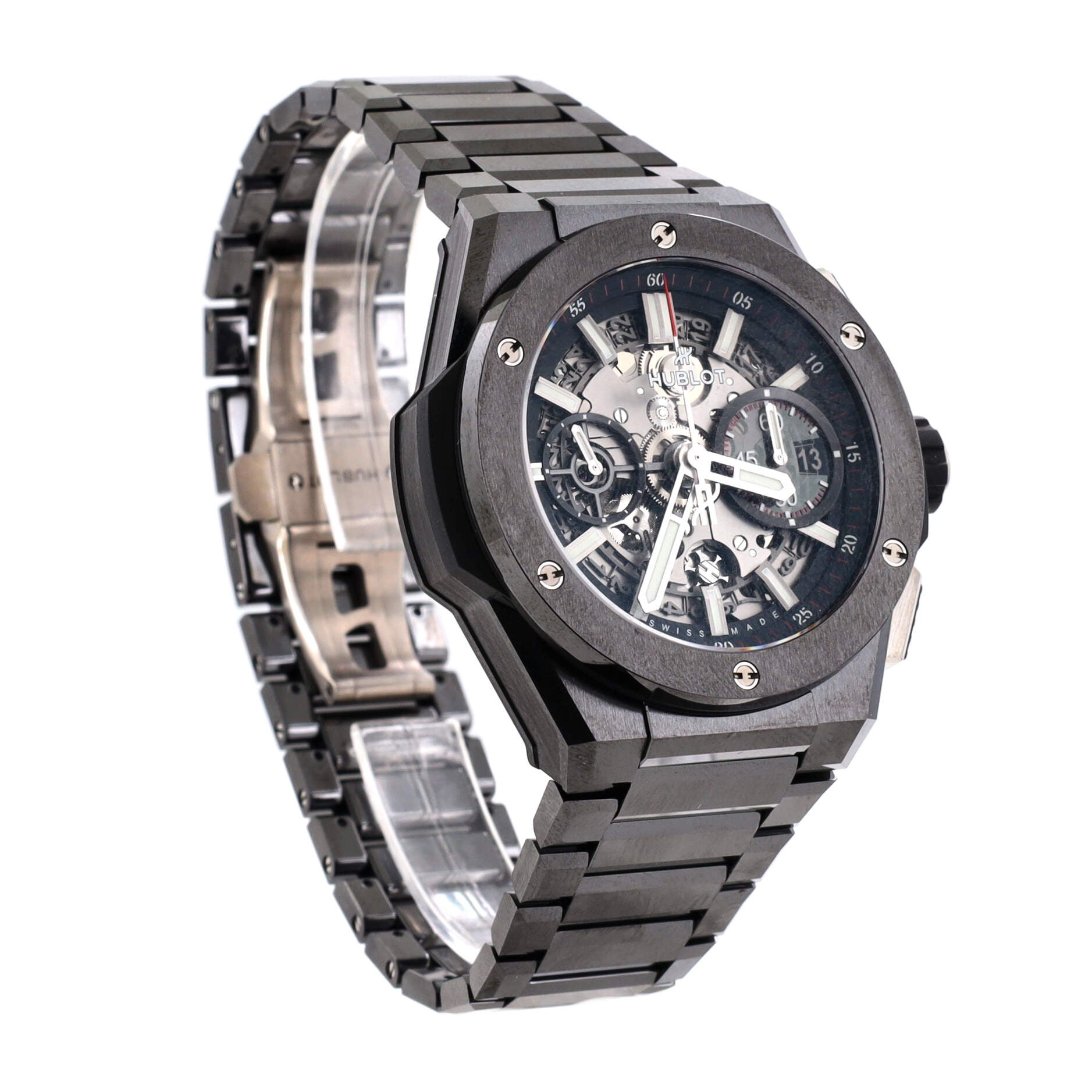 Big Bang Black Magic Integral Chronograph Automatic Watch Ceramic 42