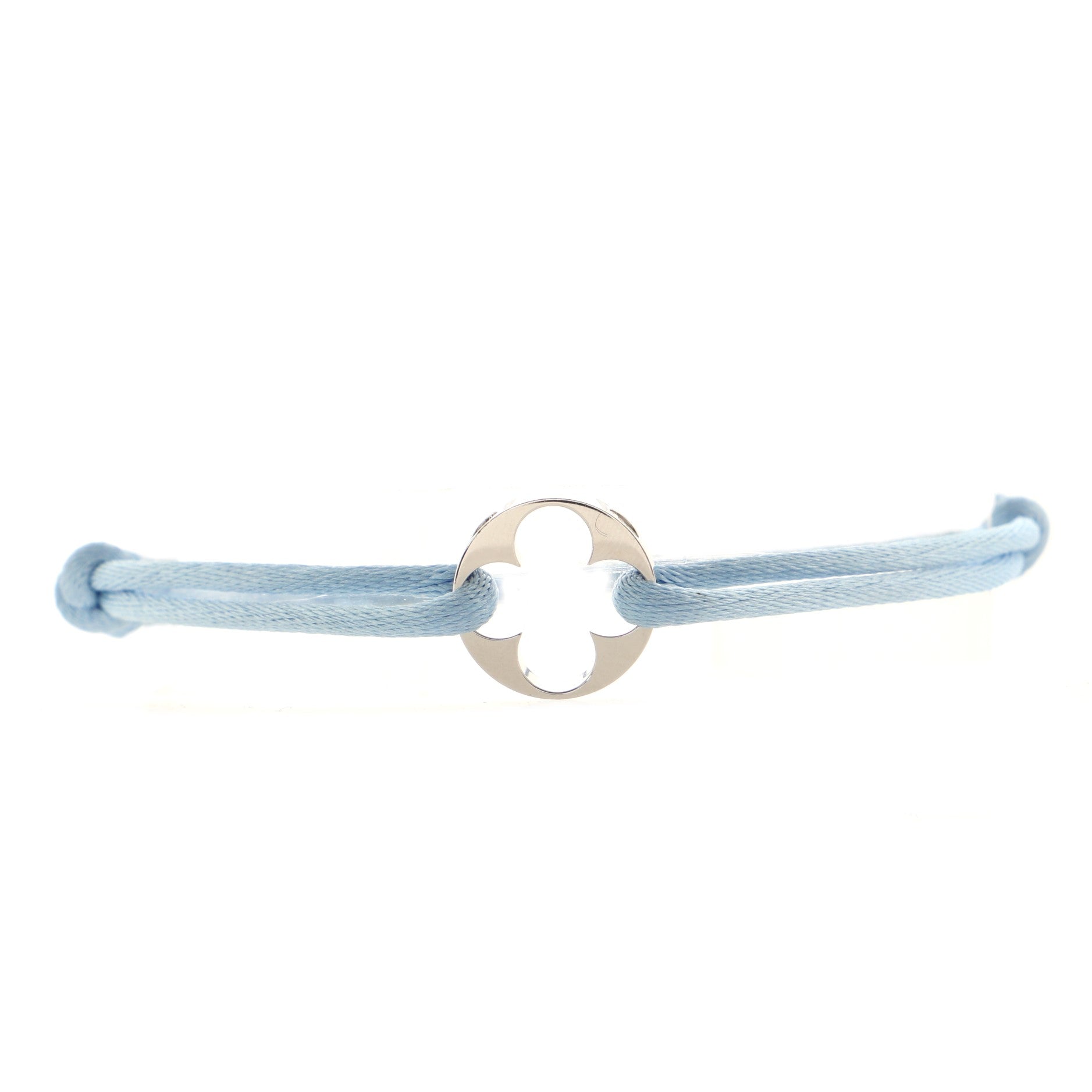 Empreinte Bracelet Silk Cord with 18K White Gold