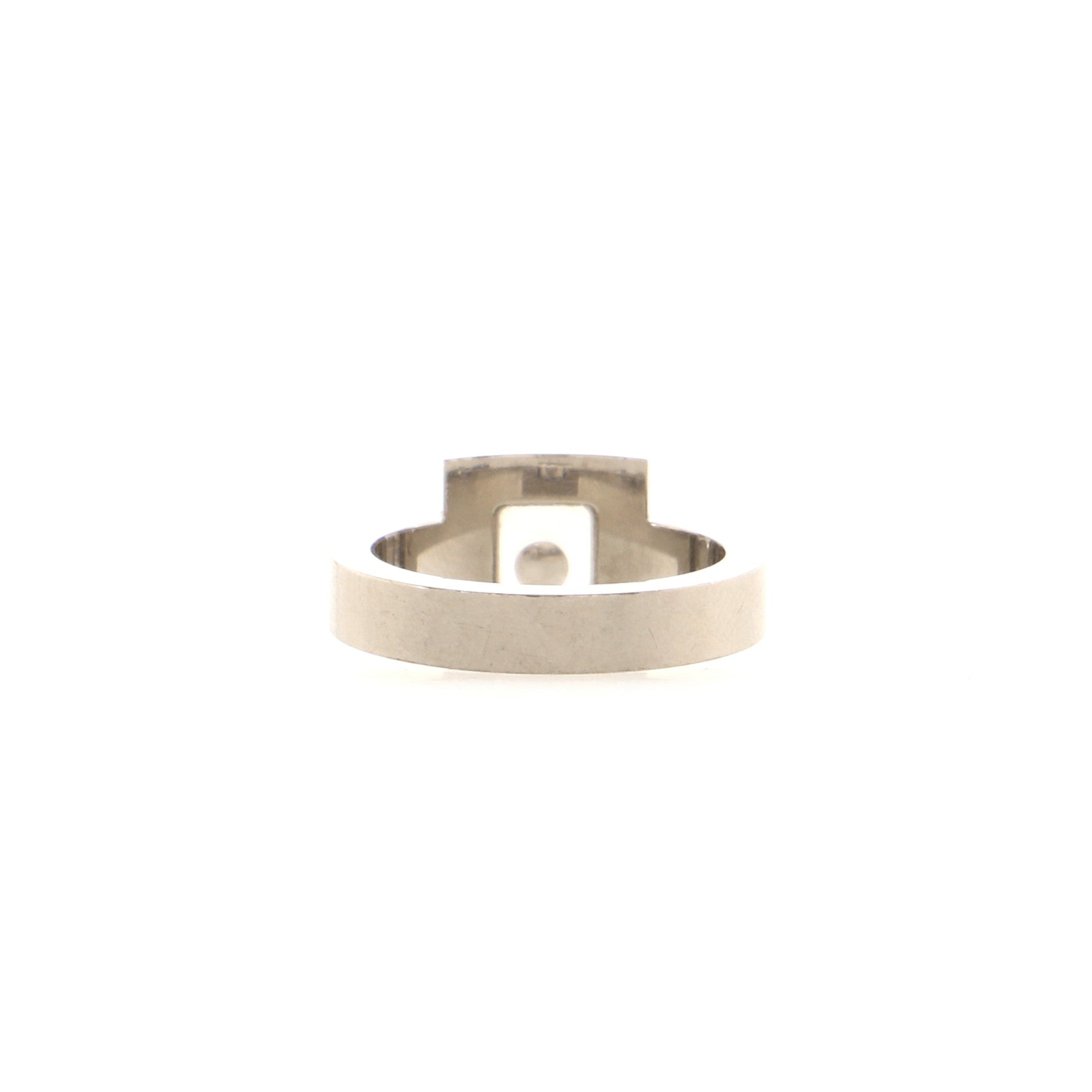 Happy Diamonds Square Ring 18K White Gold and Diamonds