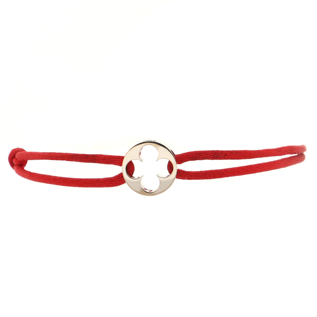 Empreinte Bracelet Silk Cord with 18K White Gold