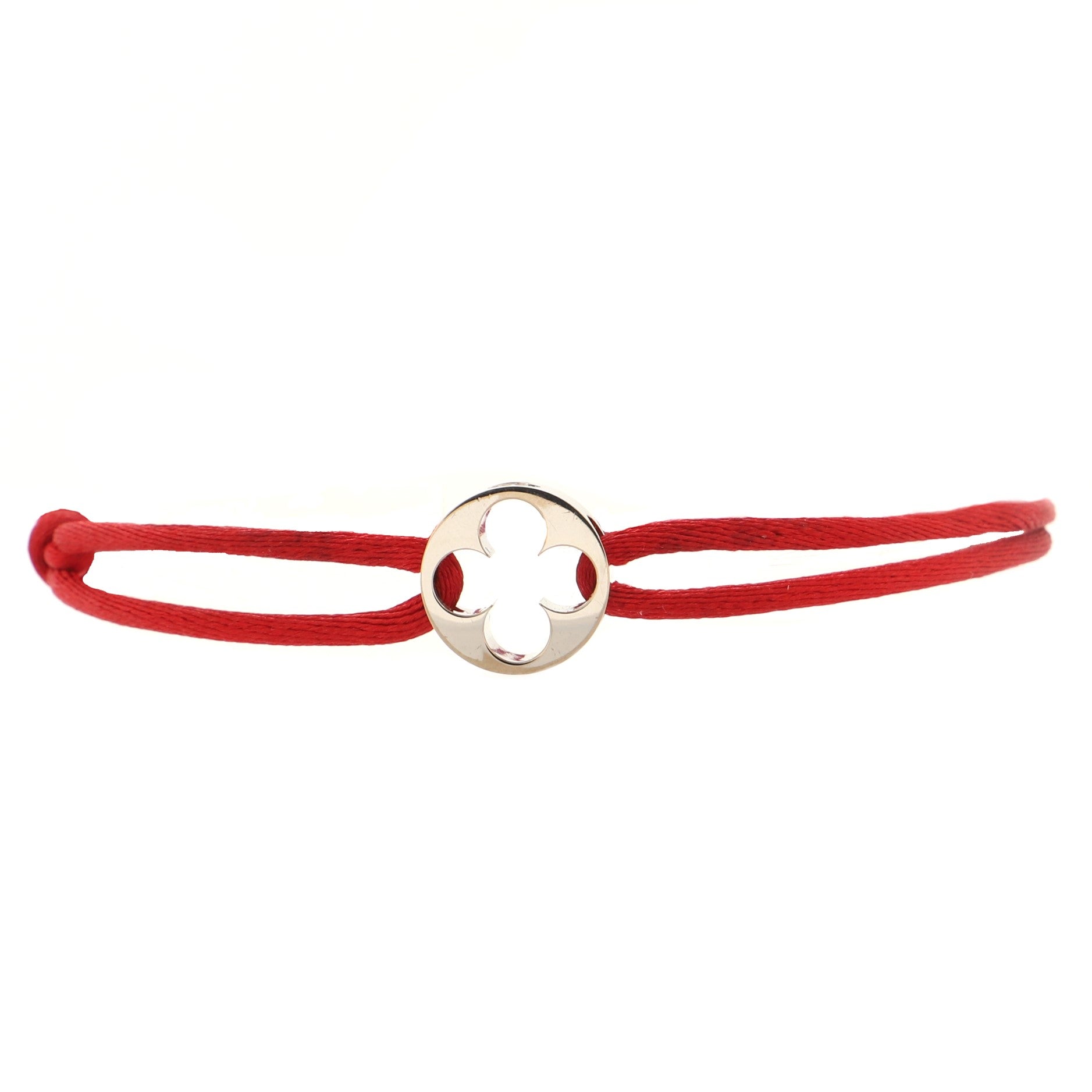Empreinte Bracelet Silk Cord with 18K White Gold