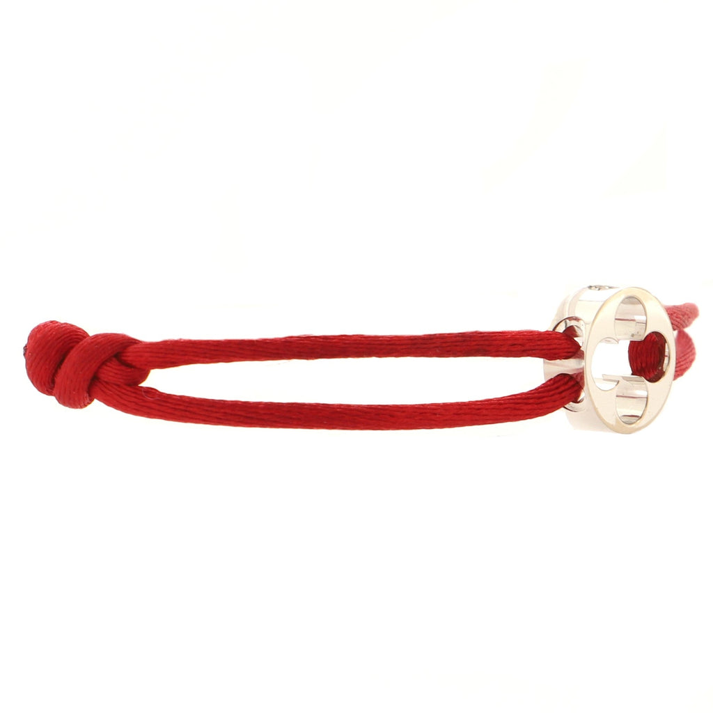 Empreinte Bracelet Silk Cord with 18K White Gold