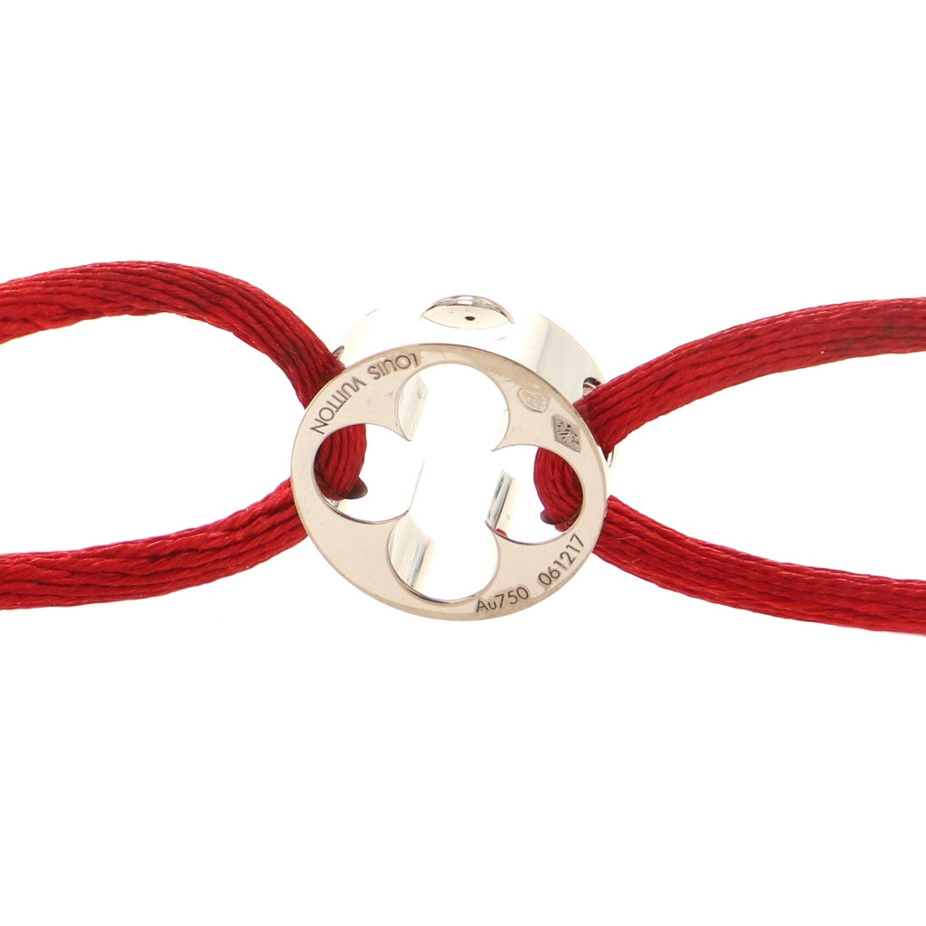 Empreinte Bracelet Silk Cord with 18K White Gold
