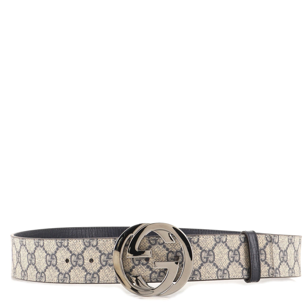 Interlocking G Belt GG Coated Canvas Medium 85