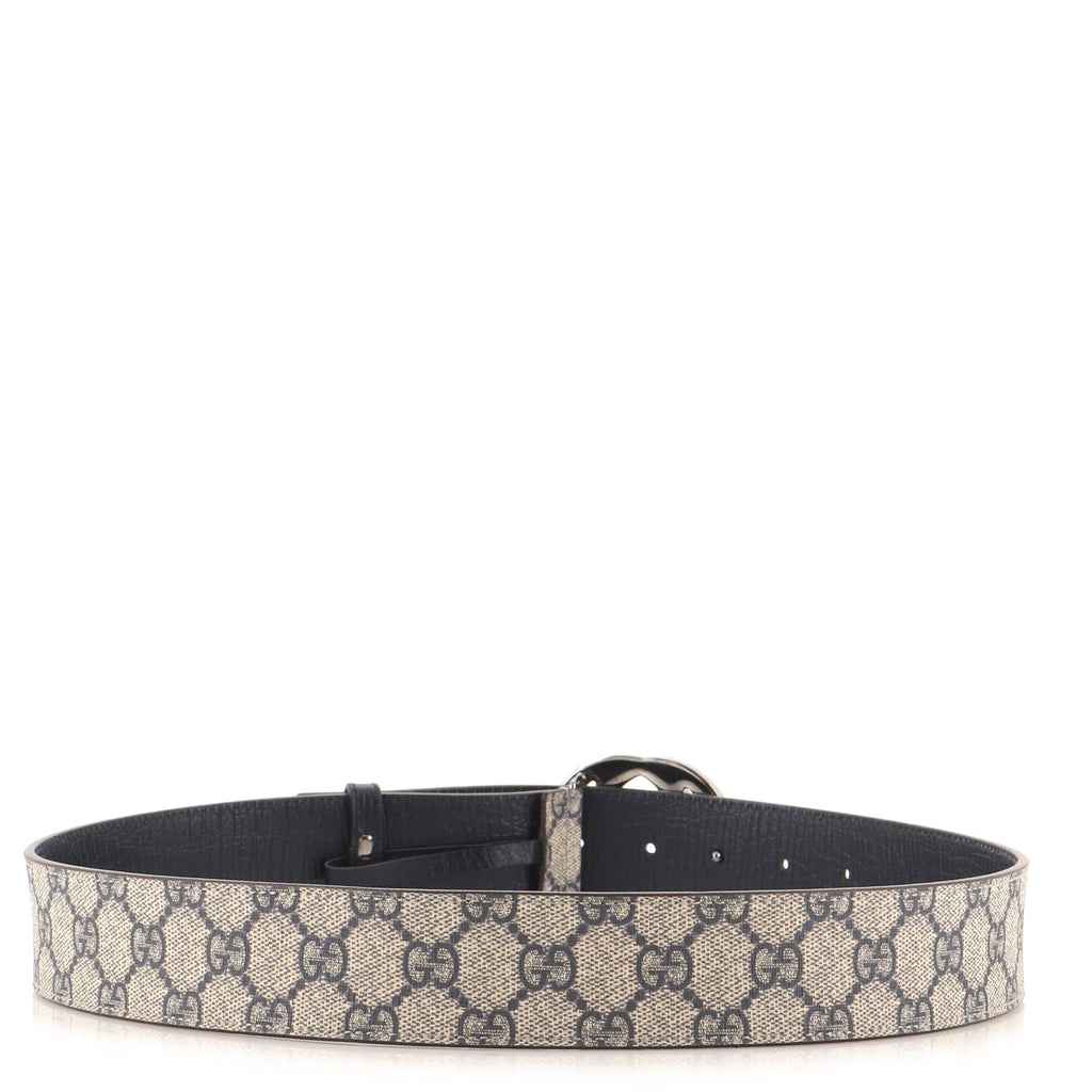 Interlocking G Belt GG Coated Canvas Medium 85