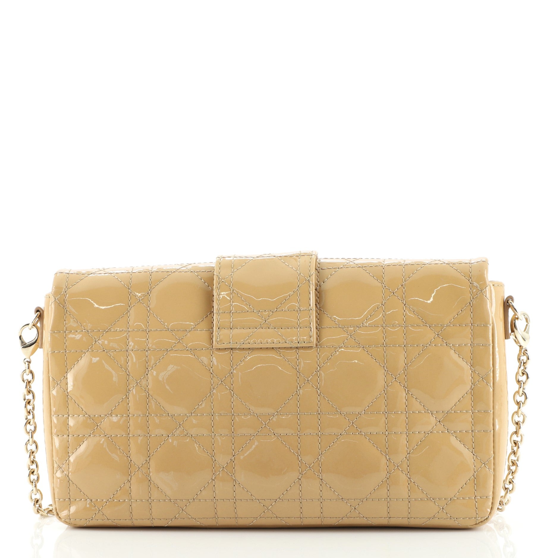New Lock Pouch Cannage Quilt Patent Mini