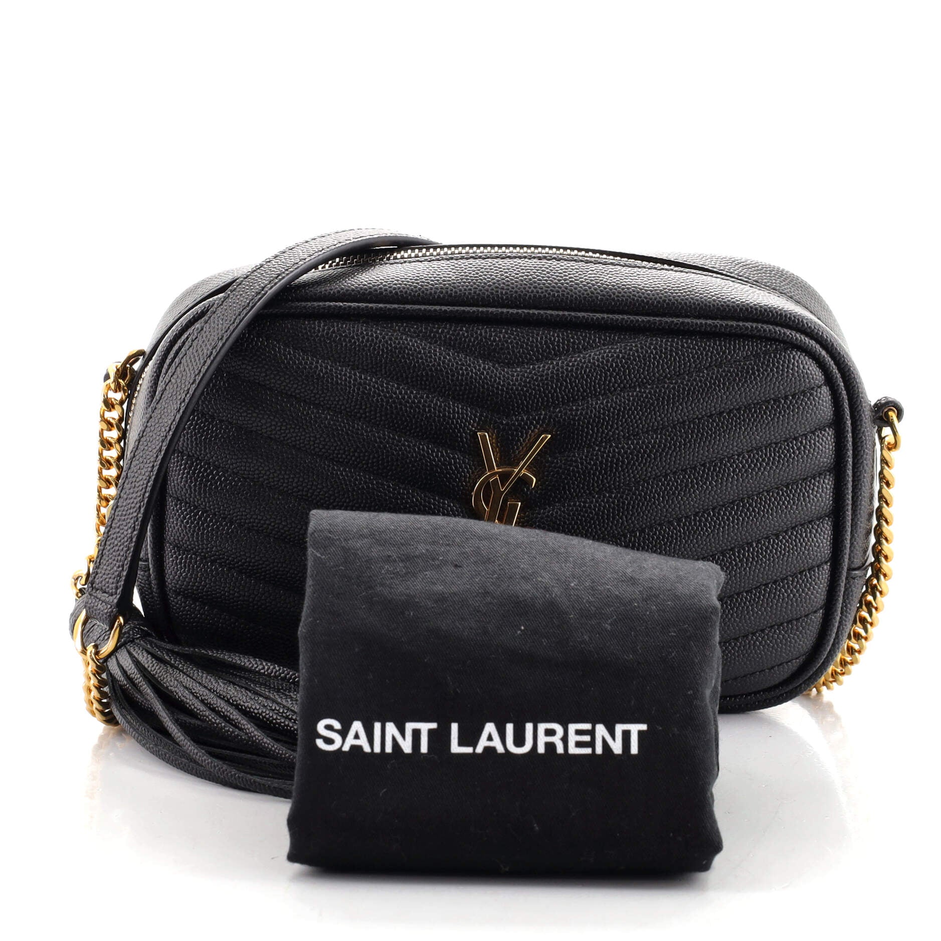 Lou Camera Bag Matelasse Chevron Leather Mini