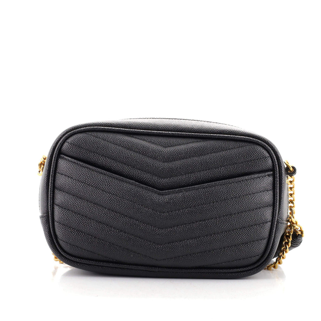 Lou Camera Bag Matelasse Chevron Leather Mini