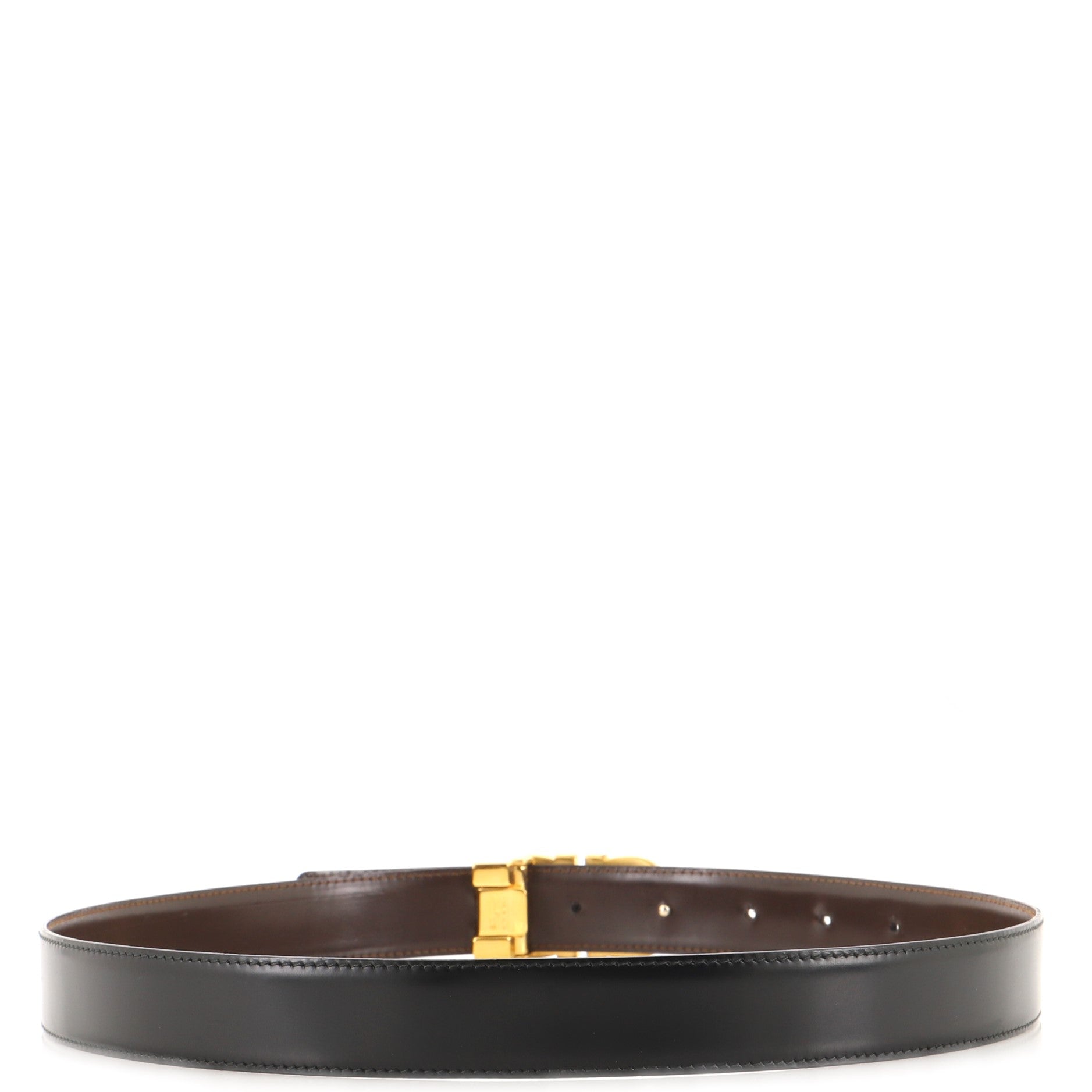 Gancini Reversible Belt Leather Wide 90