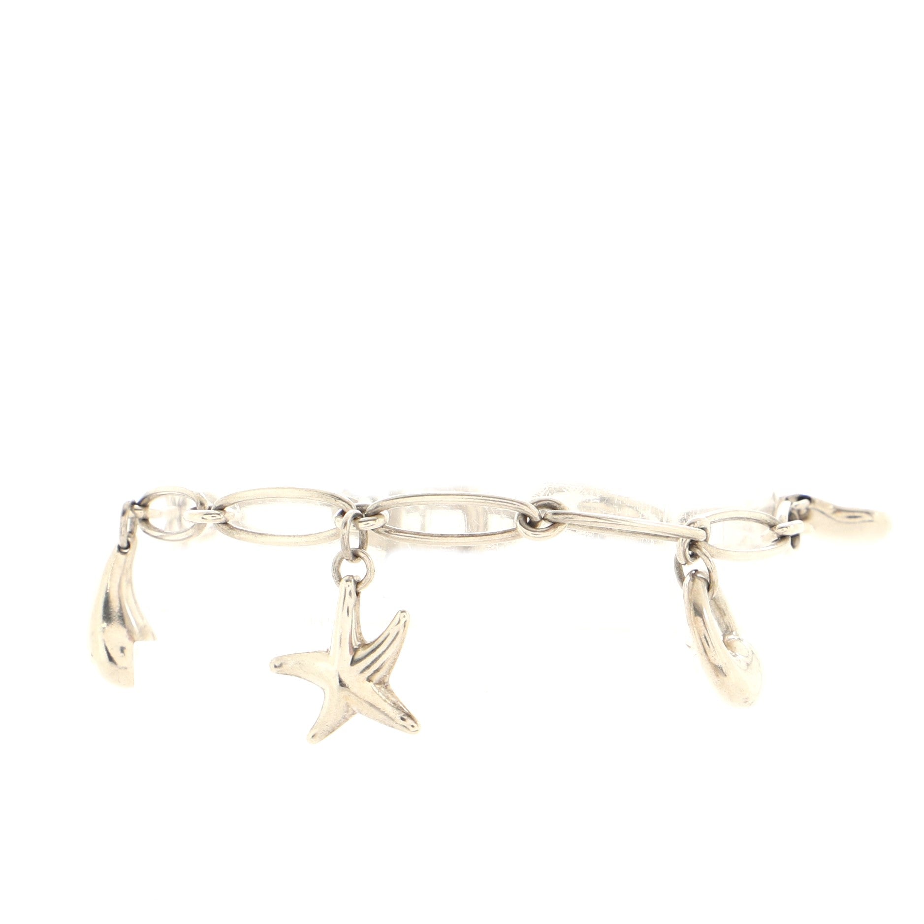 Elsa Peretti Five Charm Bracelet Sterling Silver