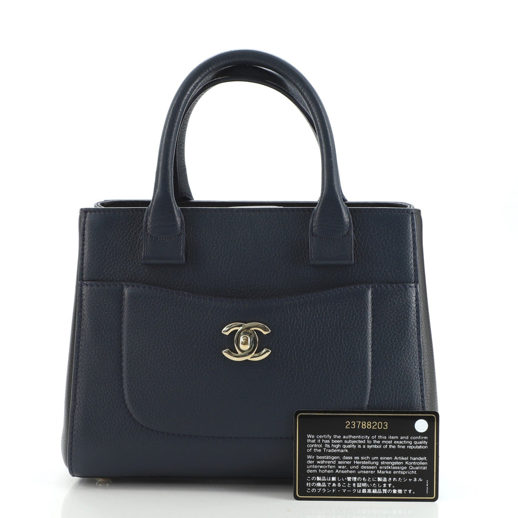 Neo Executive Tote Grained Calfskin Mini