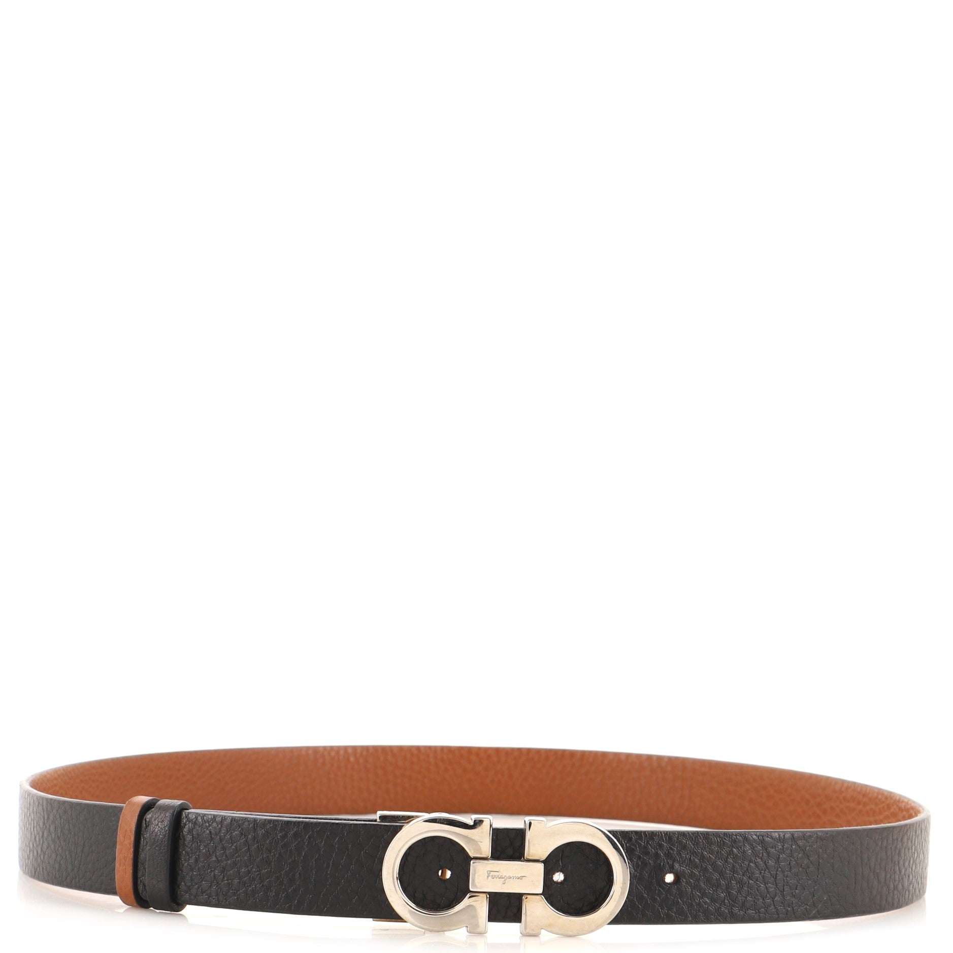 Gancini Reversible Belt Leather Wide 85