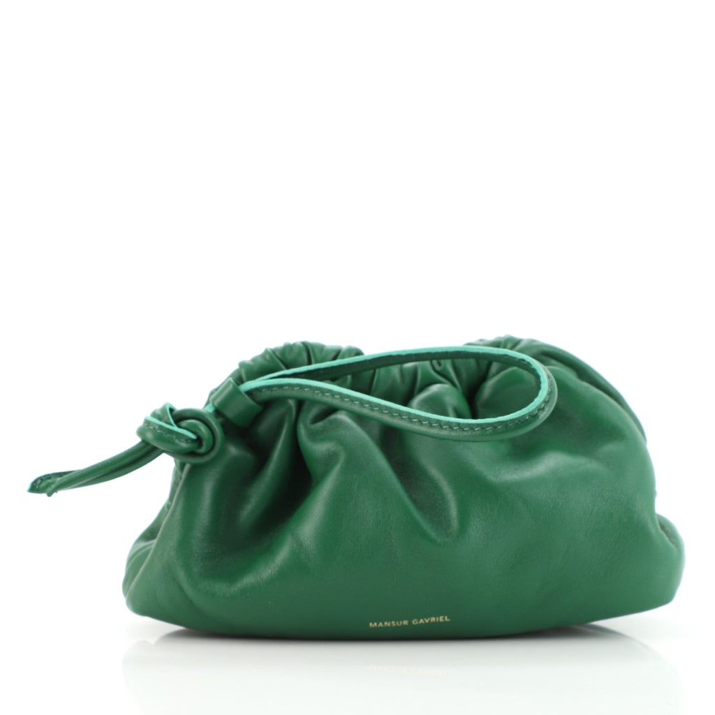 Cloud Wristlet Clutch Leather Mini