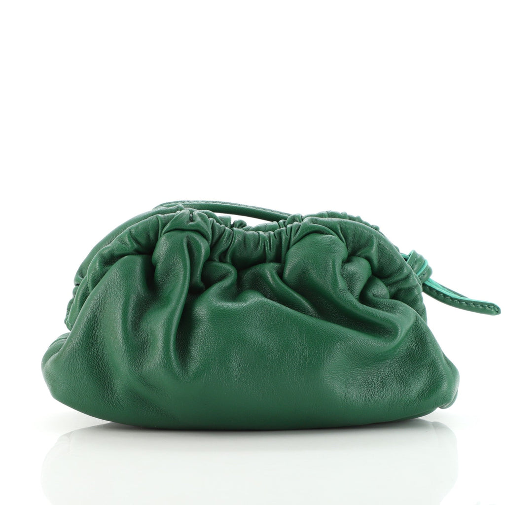 Cloud Wristlet Clutch Leather Mini