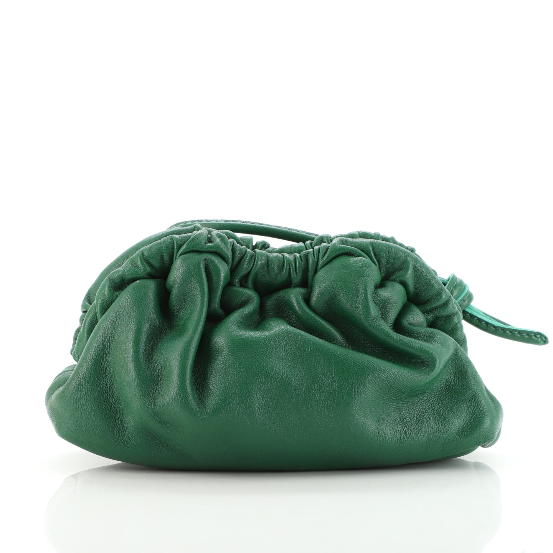 Cloud Wristlet Clutch Leather Mini